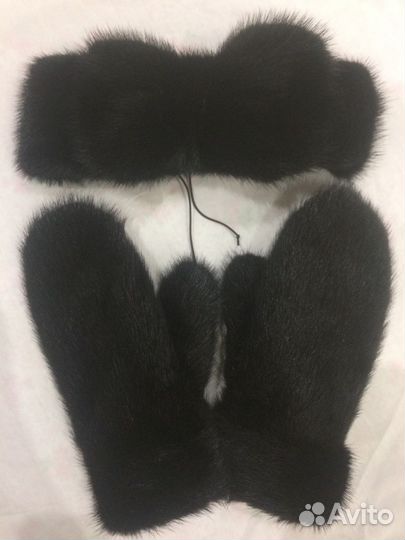 Повязка на голову норковая