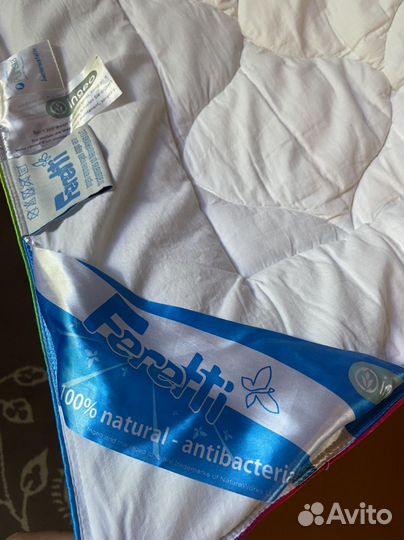 Детское одеяло и подушка в кроватку