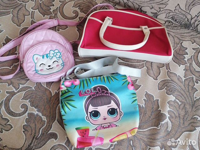 Пакетом сумочки детские