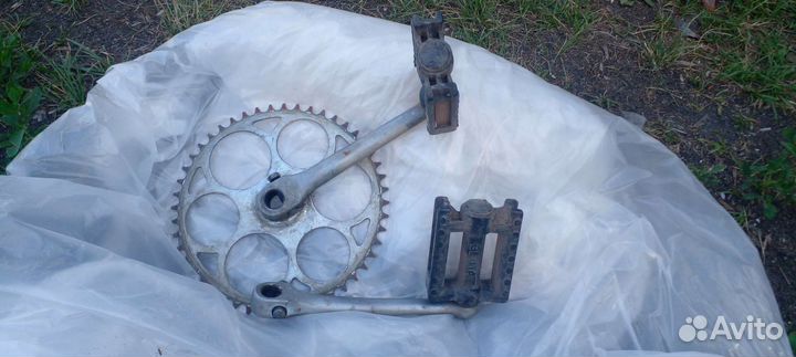 Звездочка для велосипеда и колеса