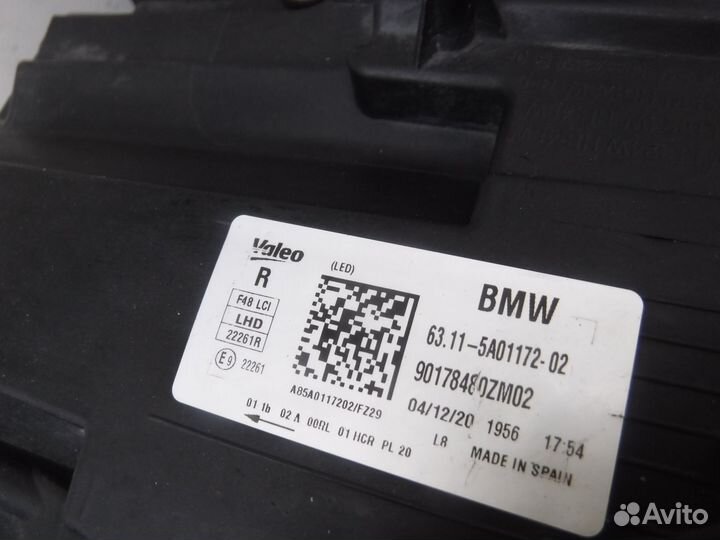 Фара правая на BMW X1