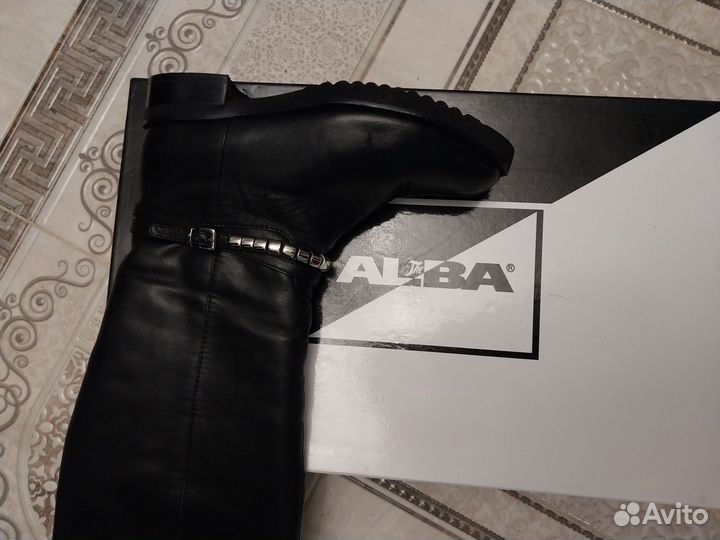 Зимние женские сапоги 39 натуральная кожа, alba