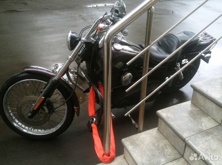 Каленая цепь c замком, толщина 13 мм(1.55 м)