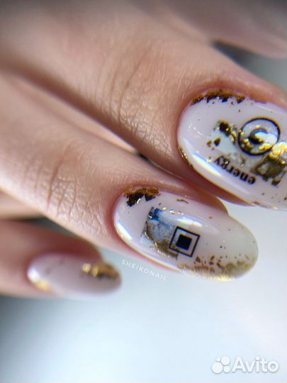 Маникюр с покрытием гель лак / гелем