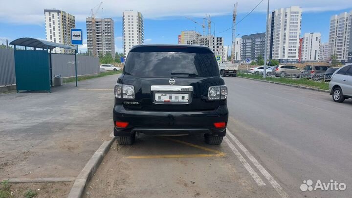 Бампер задний на nissan patrol Y62