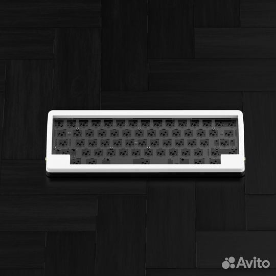 Клавиатура kbdfans D60 hhkb white