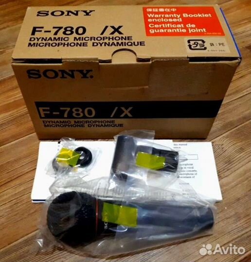 Новый Японский вокальный микрофон Sony F-780