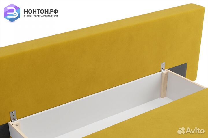 Диван еврокнижка Сайле желтый