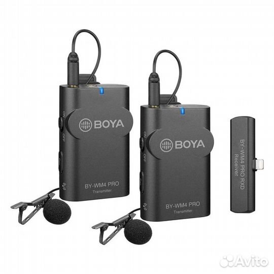 BY-WM4 Pro-К4 Boya 1661 двухканальный беспроводной