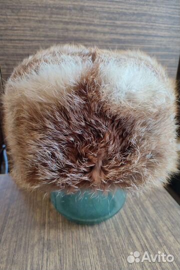 Мужская лисья шапка