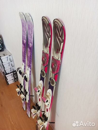 Горные лыжи K2&Volkl 140см