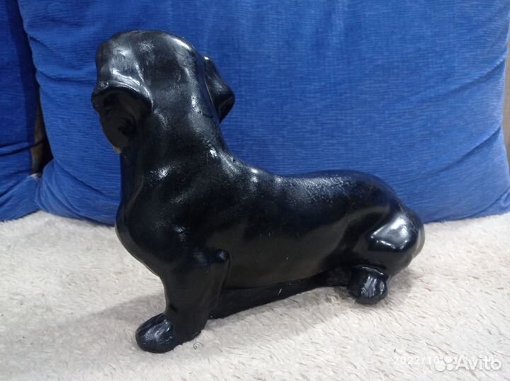 Старинная копилка собака