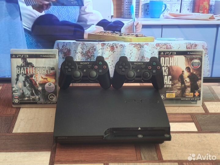 Игровая приставка ps3 slim прошитая