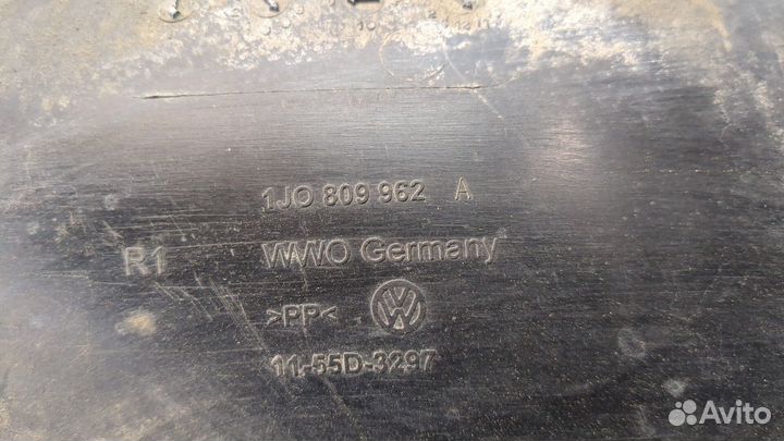 Защита арок (подкрылок) Volkswagen Bora, 1999