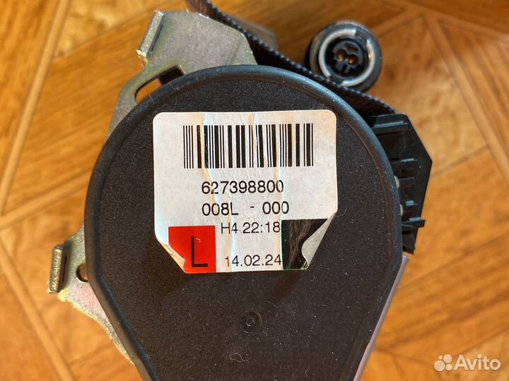 Ремни безопасности Skoda octavia A7