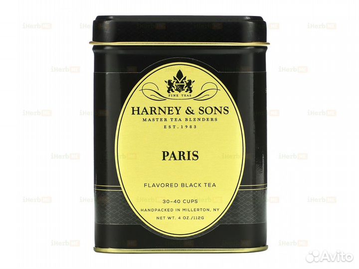 Harney & Sons, Paris, черный чай, 112 г (4 унции)