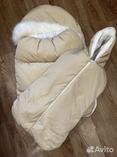 Теплый конверт для новорожденного