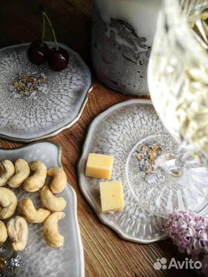 Сервировочный набор из эпоксидной смолы