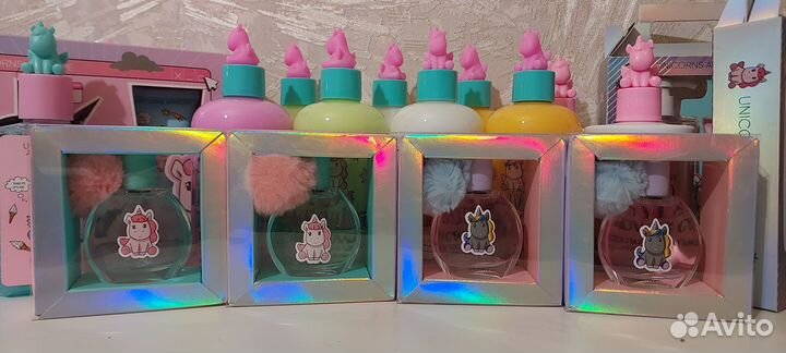 Детские гели наборы духи