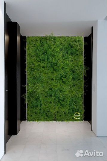 Фитостена из искусственных растений 