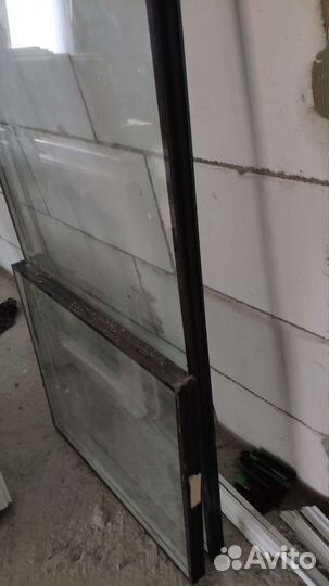 Дверь балконная с рамой