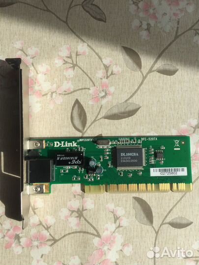 Сетевые карты100-1000Mb рабочие Intel,DLinkRealtek