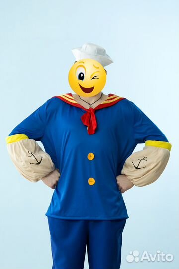 Карнавальный костюм на Halloween (Морячок Папай)