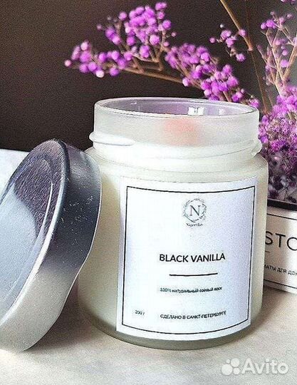 Ароматическая свеча ручной работы