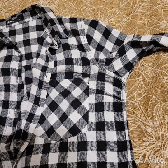 Рубашка женская в клетку