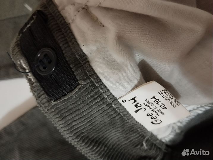 Вельветовые брюки новые 40 размер