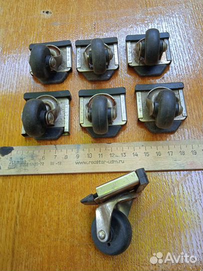 Колёсики роликовые, для мебели и не только