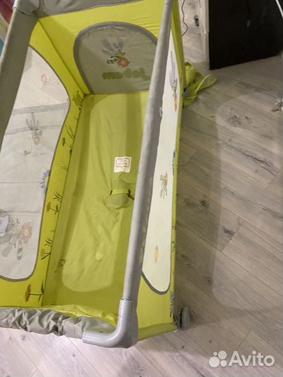 Складная детская кровать манеж