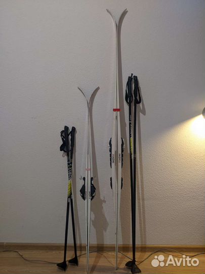 Лыжи+обувь 2 комплекта