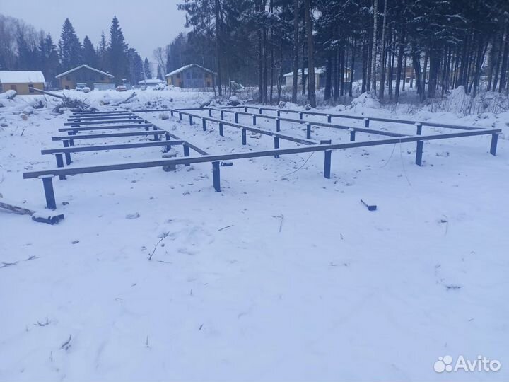 Винтовые сваи под ключ с установкой