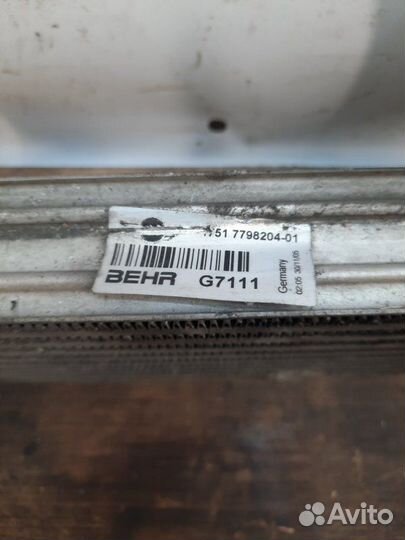 Интеркулер Mini Cooper хэтчбэк 3 дв. 1.4 1ND 2005