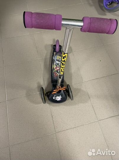 Самокат детский трехколесный бу