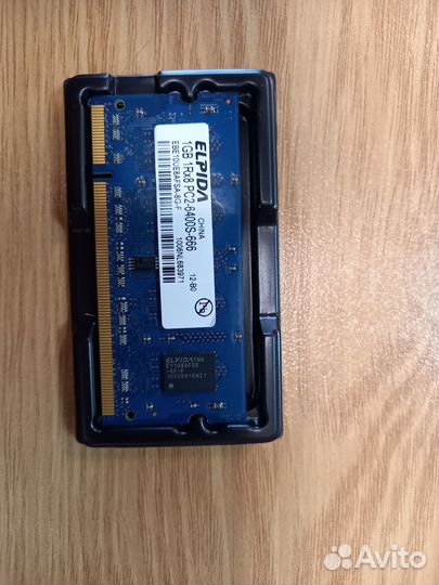 Оератианая память Elpida 1gb 1r8 PC2 -6400