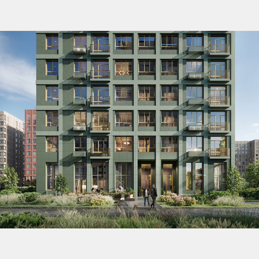 2-к. квартира, 53,3 м², 2/12 эт.