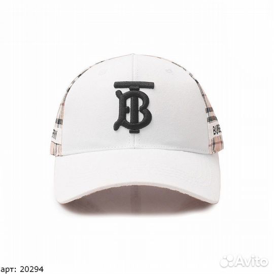 Кепка burberry белая