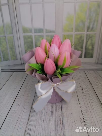 Букет из мыла