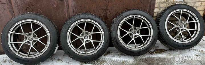 Колеса r18 lexus225/50 michelin зима диски 5 114.3