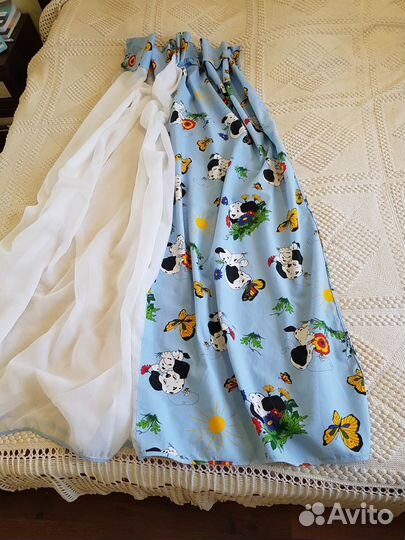 Балдахин и бампер в кроватку