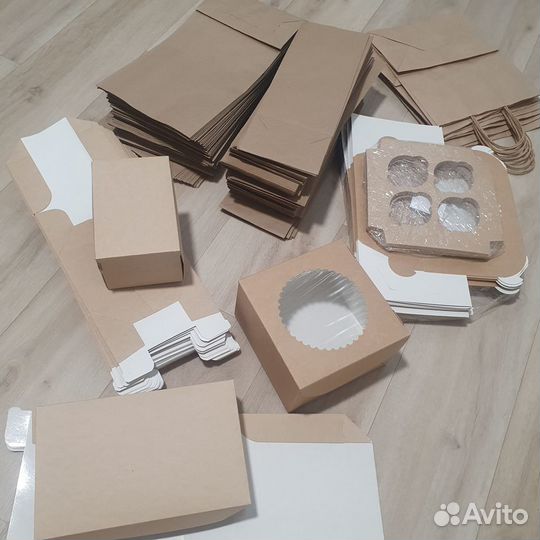 Крафтовые пакеты и коробки