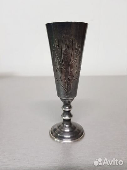 Рюмки 2 шт. серебро 875 проба со звездой