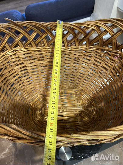 Корзина плетеная б/у