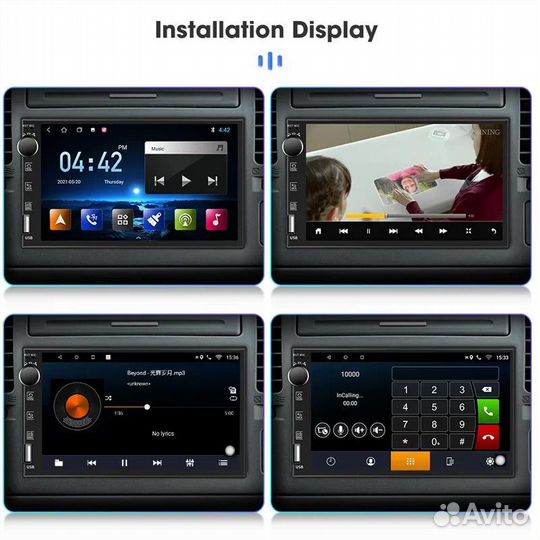 Автомагнитола 2DIN на Android 11