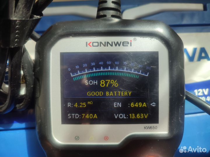 Аккумулятор Varta 80 Ач (Чехия)