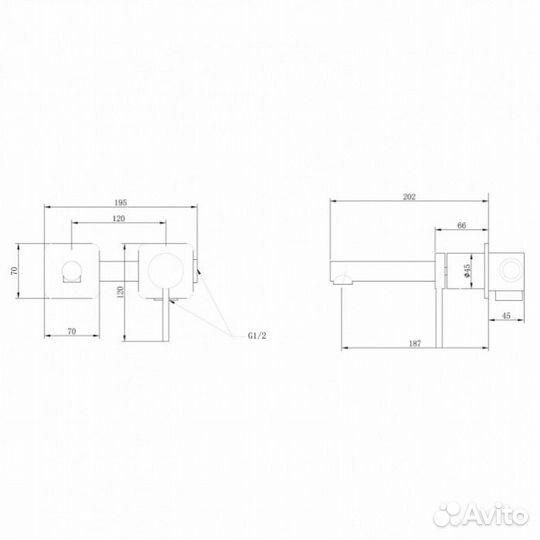 Смеситель для раковины Abber Emotion AF8812W