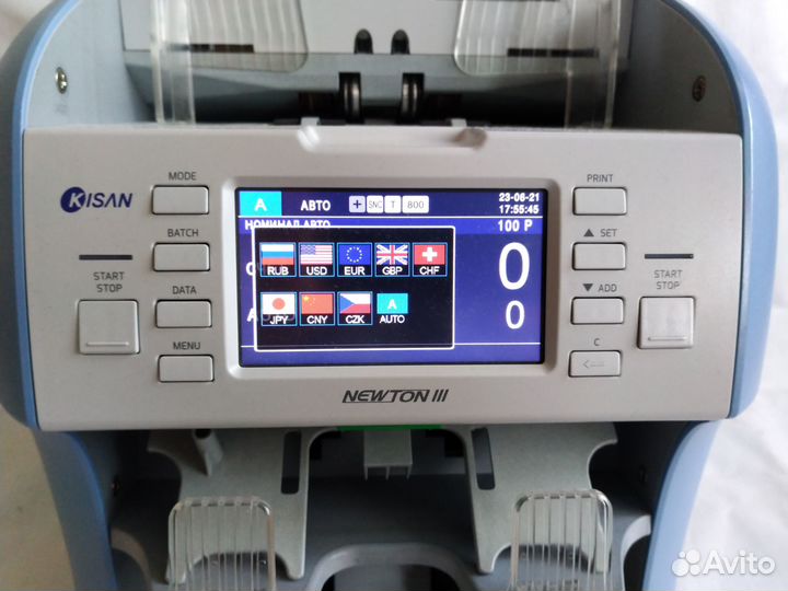 Сортировщик банкнот Kisan Newton HD