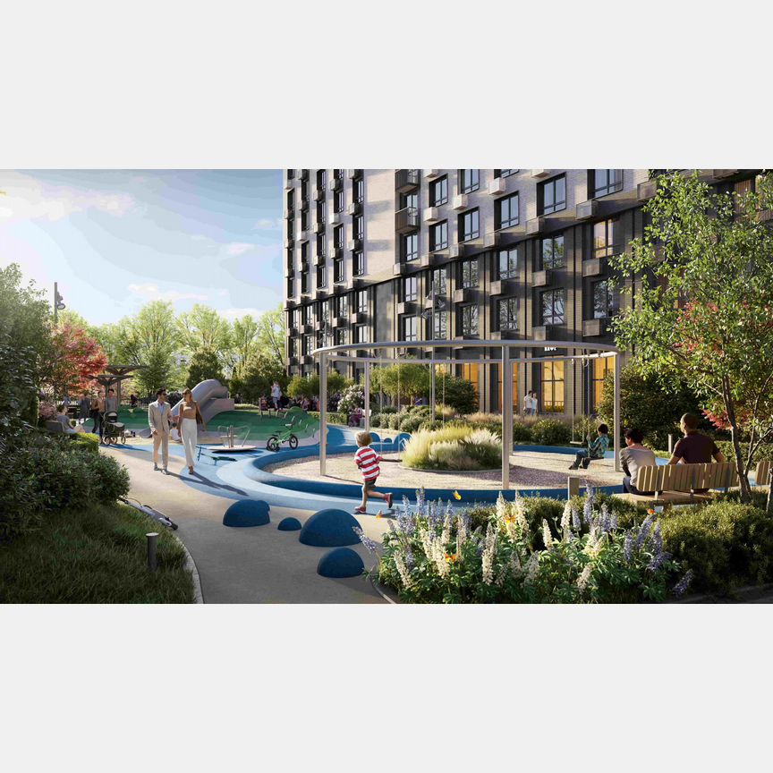 1-к. квартира, 39,4 м², 13/25 эт.